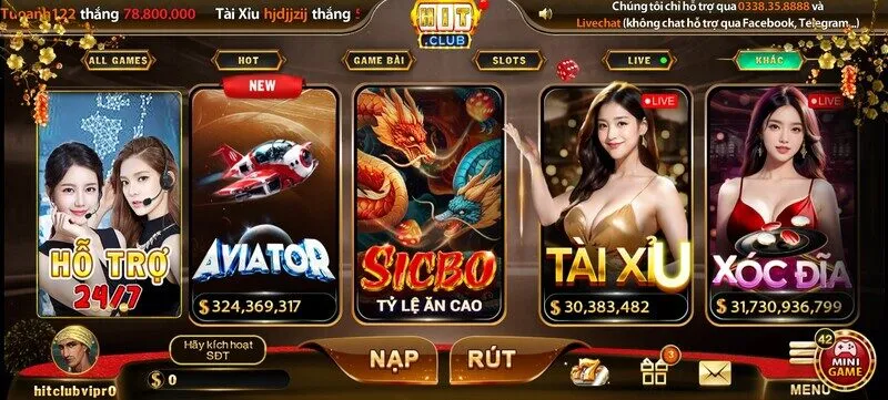 Lý do Hitclub luôn được yêu thích bởi đông đảo người chơi